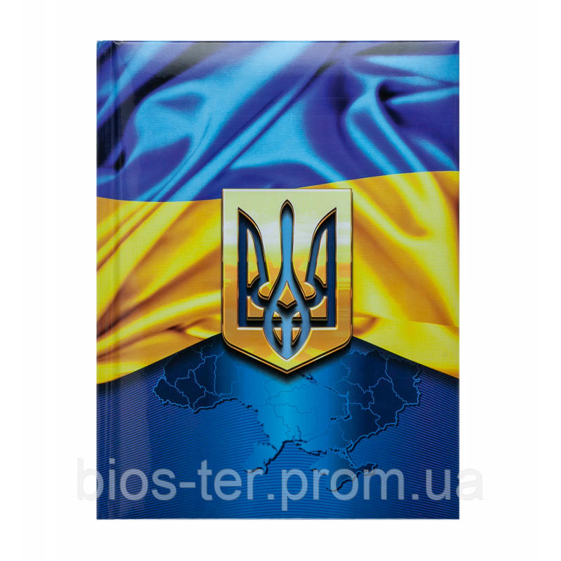 Блокнот UKRAINE А5 80 арк. кл.., тв. обкл., глян. лам. з поролоном