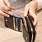 Дизайнерський жіночий гаманець з екошкіри, на блискавці, фото 6