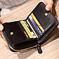 Дизайнерський жіночий гаманець з екошкіри, на блискавці, фото 7