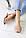 Босоніжки жіночі трендові літні стильні з відкритим носком (бежеві), фото 4