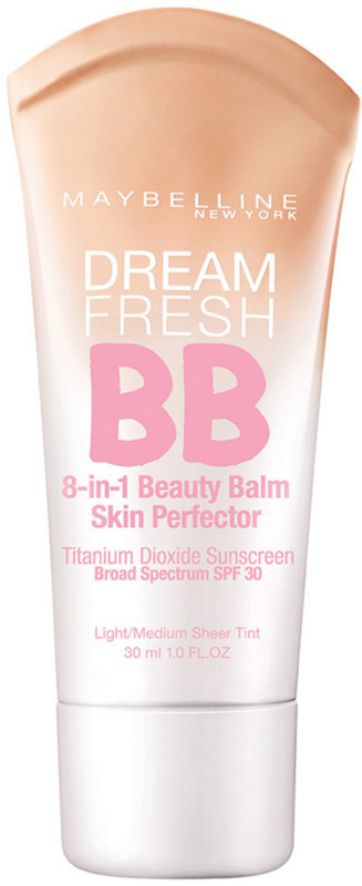 Тональний крем Maybelline Dream Fresh BB (ПАЛІТРА A No1,3,5)