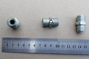 Штуцер гидравлический соединительный М16*1,5/М16*1,5 S19