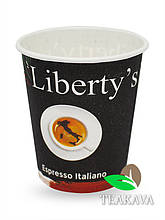 Стакан паперовий Liberty's Super Crema, 110 мл