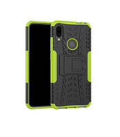 Чохол Shield для Xiaomi Redmi Note 7 протиударний Чорно-зелений