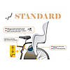 Дитяче велосипедне крісло Bellelli B One Standart SAD-25-47 сірий/чорний, фото 4