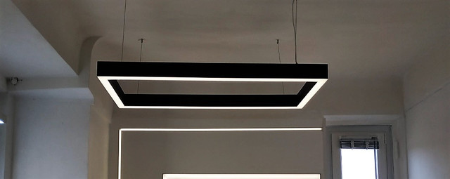 светильники из алюминиевого LED профиля фото