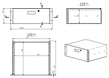 Корпус металевий MiBox Rack 4U, модель MB-4400RD (Ш483(432) Г400 В176 чорний, фото 2