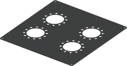 Змінна верхня панель MiBox до моноблоку MB-TP4 (Ш200 Г200) чорна