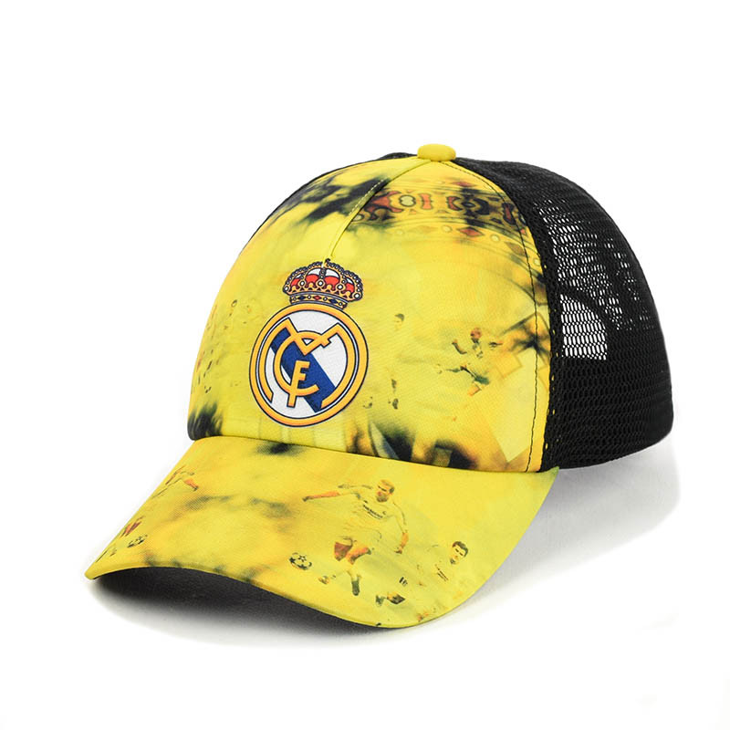 Бейсболка "Real Madrid" з чорною сіткою