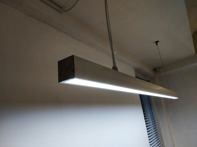 Линейный Подвесной Светильник из Алюминиевого Профиля 42х43х1200мм фото