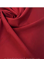 Тканина Костюмна Червона (ш. 150 см.) для пошиття штанів, спідниць, виробів, прикраси,