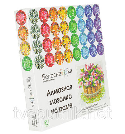 Мозаїка на підрамнику Білосніжка Маленький квітник, фото 2