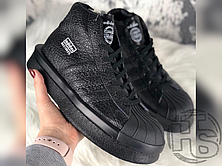 Жіночі кросівки Adidas Mastodon Pro Model Rick Owens Triple Black BA9763, фото 4