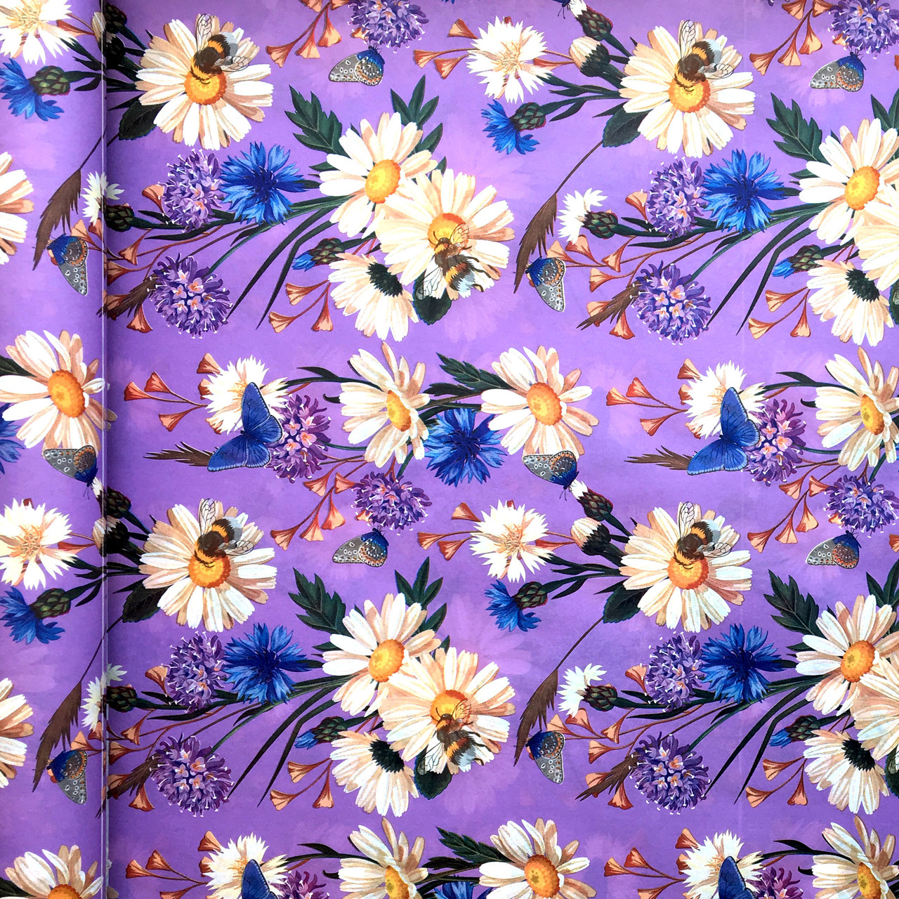 Папір двостороння Польові квіти, фото 1