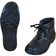 Черевики спецовые з метноском з натуральної шкіри, з глухим клапаном з м'яким кантом