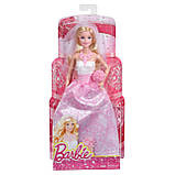 Лялька Barbie Наречена в біло-рожевому платті з букетом, фото 3