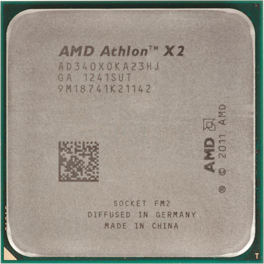 Процесор AMD Athlon II X2 340 3.2 GHz / 1M / 2000 (AD340XOKA23HJ) sFM2, tray