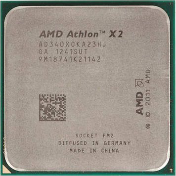 Процесор AMD Athlon II X2 340 3.2 GHz / 1M / 2000 (AD340XOKA23HJ) sFM2, tray