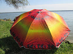 Пляжна парасолька з нахилом 2 метри з конструкцією ромашки