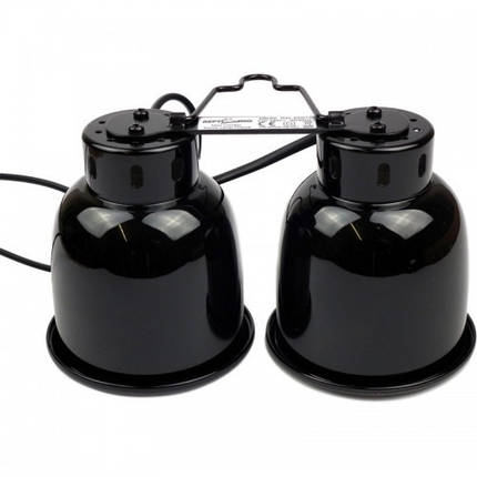 Подвійний світильник для ламп Repti-Zoo 2х40 Вт, фото 2