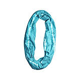 Шарф-снуд Buff Cotton Infinity Turquoise Shibori, фото 2