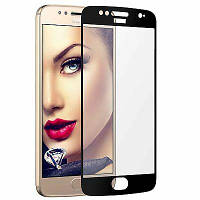Захисне скло для Motorola XT1794 G5S (5D Full glue) колір чорний