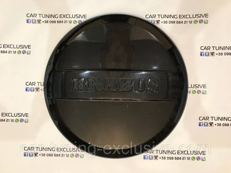 Spare wheel cover carbon for Mercedes G-class