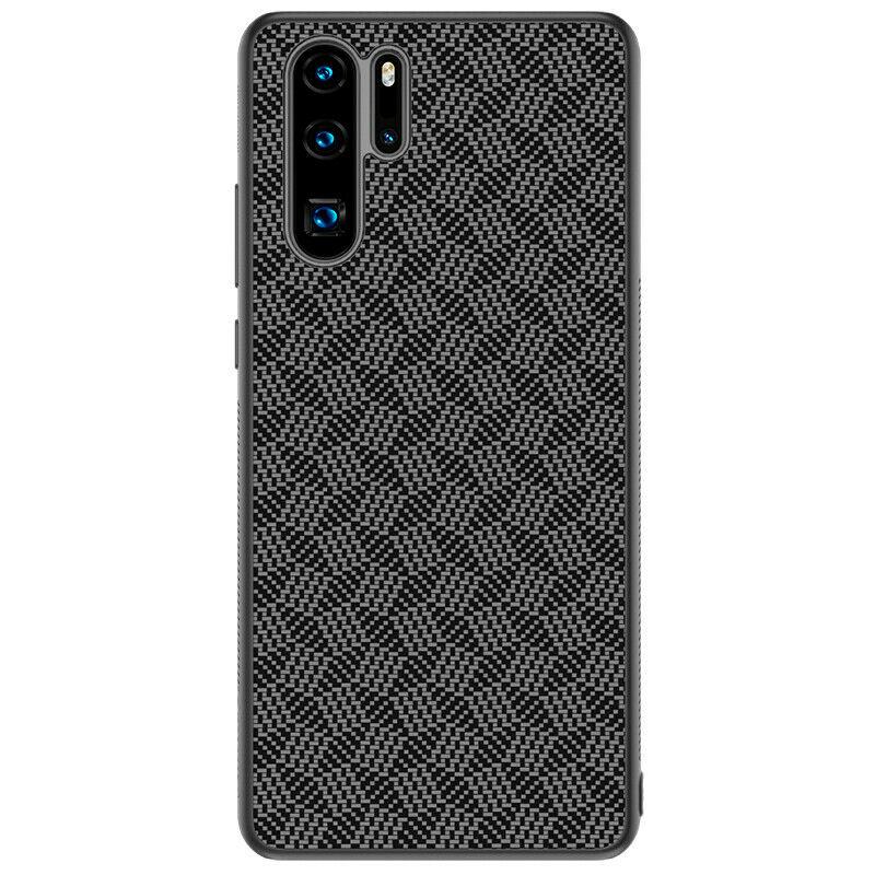 Nillkin Huawei P30 Pro Synthetic fiber Plaid Black Магнітний Чохол Накладка Бампер