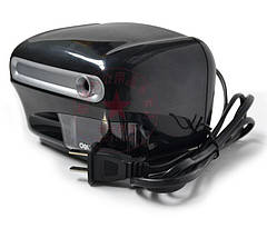 Точилка електрична Deli 0704 чорний/білий пластик офісна (118х140х98), фото 5