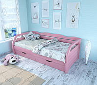 Кровать подростковая "Бонита" розовая