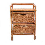 Комод із лози з плетеними кошиками, фото 3