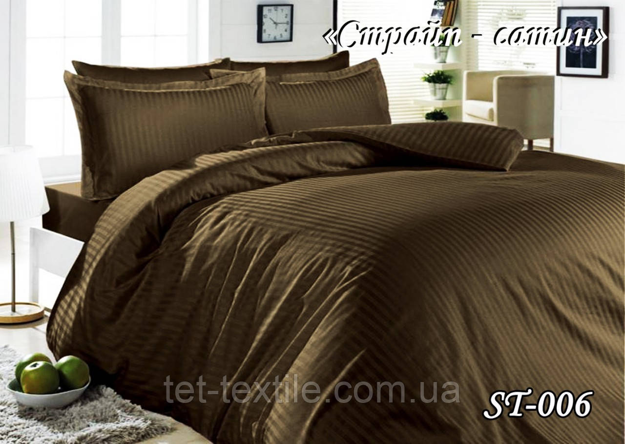 Постільна білизна ТЕТ Страйп сатин (полуторна)
