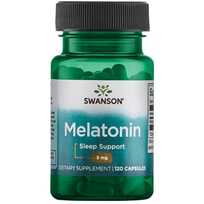 Swanson Melatonin Sleep Support Мелатонін підтримка сну, 3 мг 120 капсул
