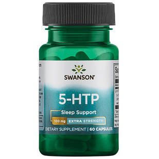 Swanson Ultra 5-HTP Extra Strength, Sleep Support 100 мг, 60 капсул