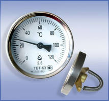 Термометри біметалеві трубні ТБТ