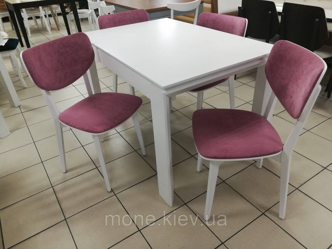 Стіл зі стільцями з масиву ясена "Донато"