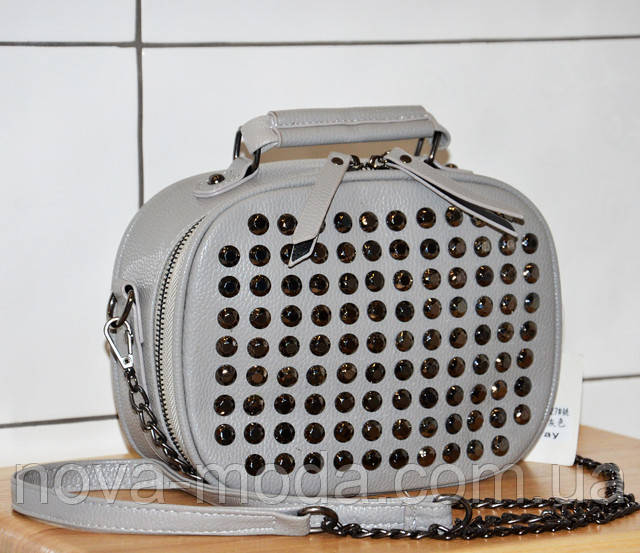 серая женская сумка