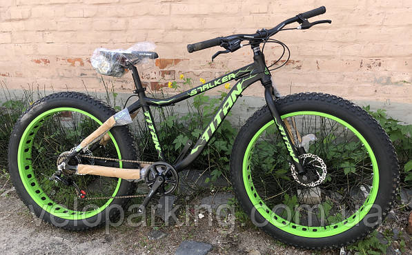 Велосипед внедорожник фэтбайк Crosser Titank 26 (fatbike) 2019 All
