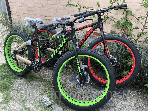 Велосипед внедорожник фэтбайк Crosser Titank 26 (fatbike) 2019 All