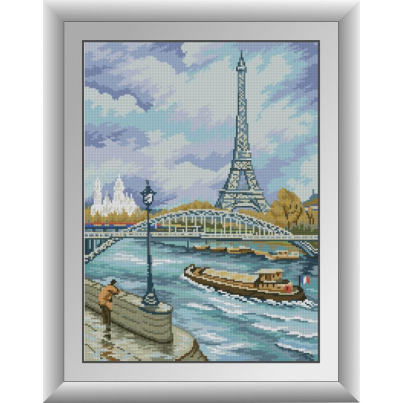 Алмазна мозаїка Паризька прогулянка Dream Art 30854 (38 х 52 см)