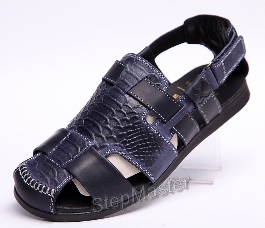 Сандалії шкіряні Kristan Reptile Denim