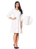 Красивое белое платье-миди (размеры S-L)