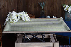 Підставка вінілова під тарілки Смужка 100х60 см, килимок під посуд в кафе, бар