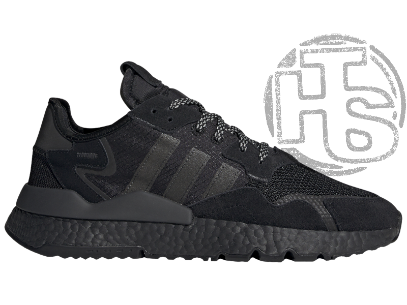 Чоловічі кросівки Adidas Nite Jogger Core Black Carbon Black Boost BD7954