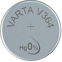 Батарейка Varta V364 Silver Oxide (SR621SW), 1.55V, 1шт