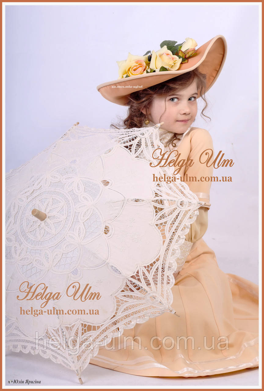 Парасоля мереживна (мала) для карнавальних костюмів від ТМ Helga Ulm. Прокат у Львові, фото 1