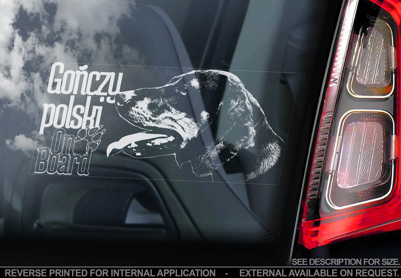 Польський Гончовий стикер, фото 1