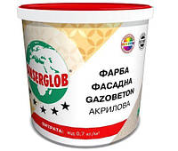 Фасадна акрилова фарба Anserglob GAZOBETON (14кг)