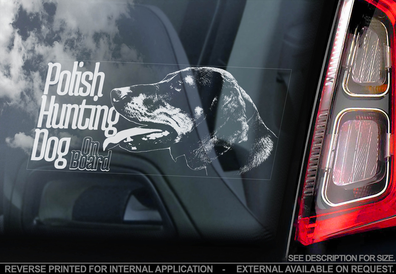 Польський Гончовий стикер, фото 1