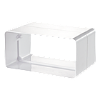 Муфта сполучна 717 для вентиляційного каналу 60х120мм пластик